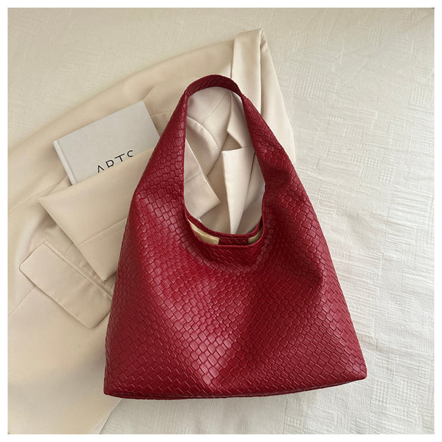 Empress™ Retrovävd Axelväska-Hemnix-Bourgogne-Hemnix