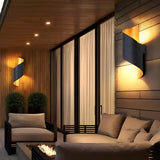 SpiralGlow Light - Nordisk vattentät metall spiral LED vägglampa Carvallo