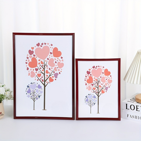A3 Ramuppsättning Modern Plastväggsdisplay Carvallo