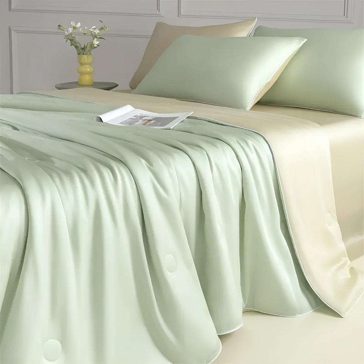 Kylig sommarfilt – Mjuk, hudvänlig och bekväm | För varma sommarnätter Carvallo