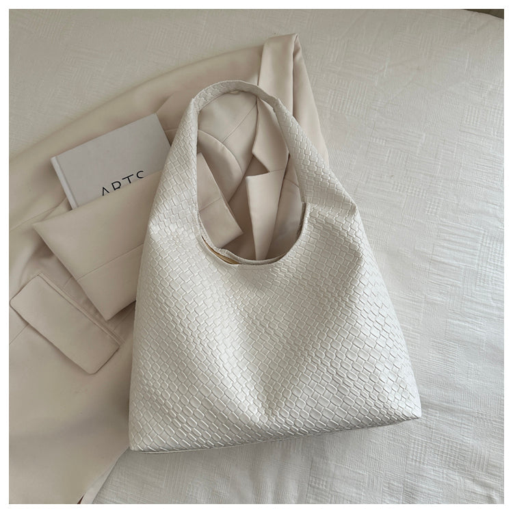 Empress™ Retrovävd Axelväska-Hemnix-Vit-Hemnix