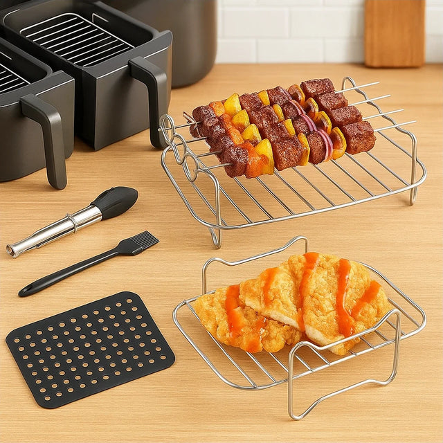 Air Fryer Tillbehörsset med BBQ Spett Carvallo