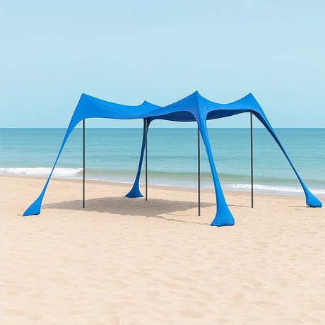 Strand Solskydd Tält med Stänger Carvallo