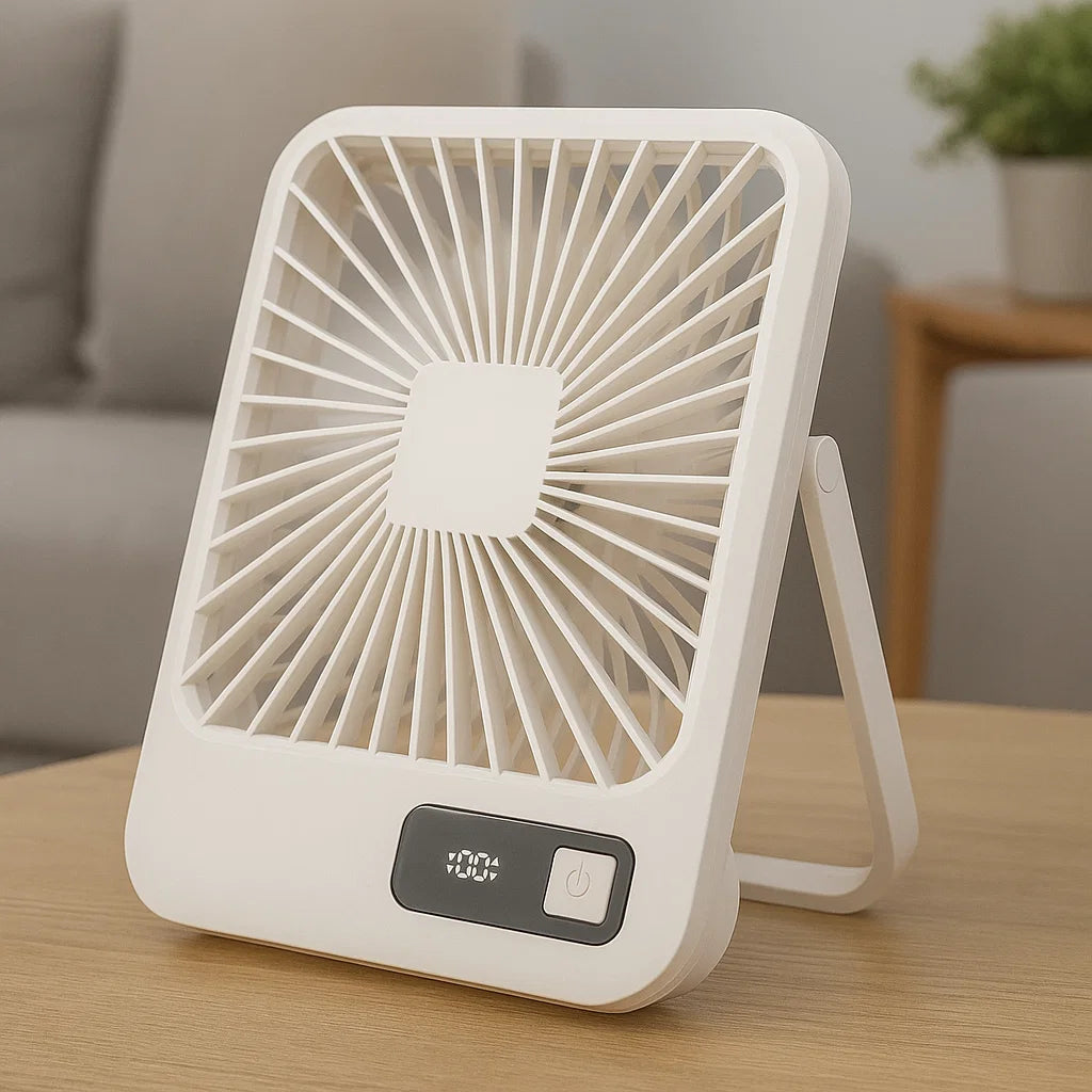 Portabel USB-uppladdningsbar bordsvifte Carvallo