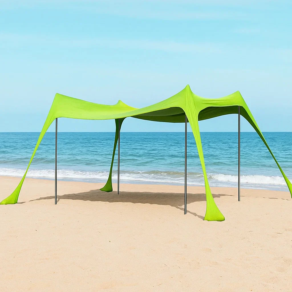 Strand Solskydd Tält med Stänger Carvallo