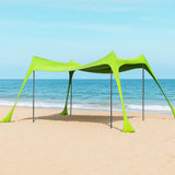 Strand Solskydd Tält med Stänger Carvallo