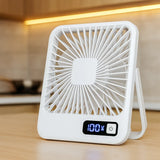 Portabel USB-uppladdningsbar bordsvifte Carvallo