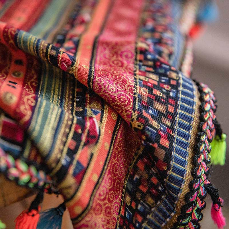 Färggranna Pärlfrans Gardin Ljusfilter Draperier Carvallo