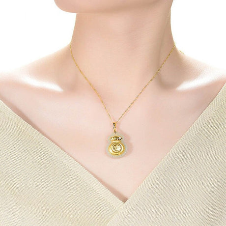 Jade pengar väska hängande-Jewelry for women-Hemnix-Hemnix