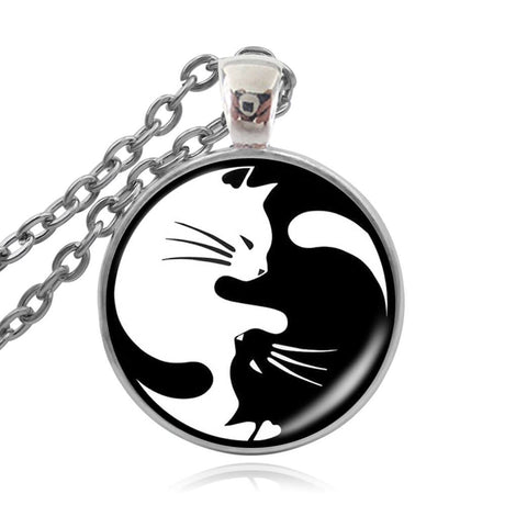 Cat Yingyang halsband-Jewelry-Hemnix-Hemnix