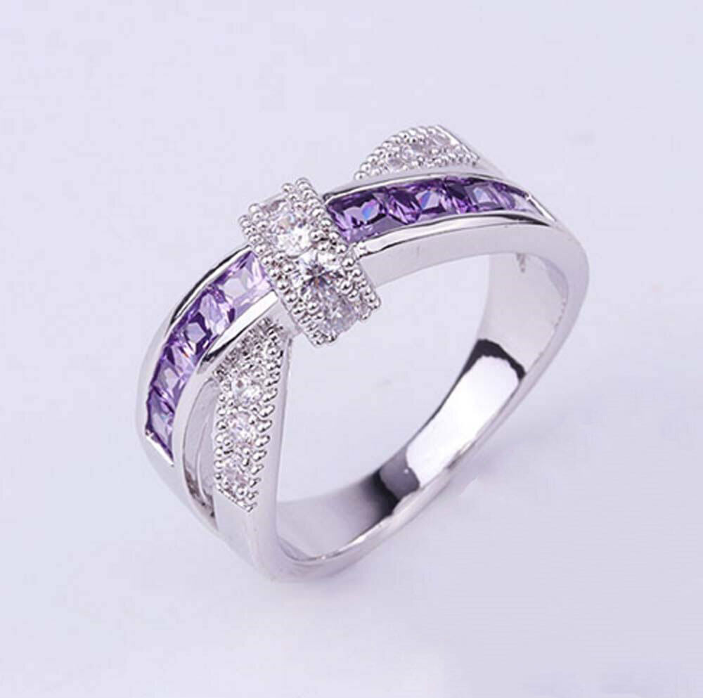 Criss Cross kristall ring-Jewelry for women-Hemnix-Lila-16.5mm-Hemnix