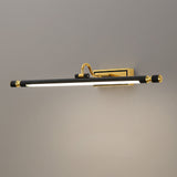 Svart Enkel LED Badrumsspegel Vägglampa Carvallo