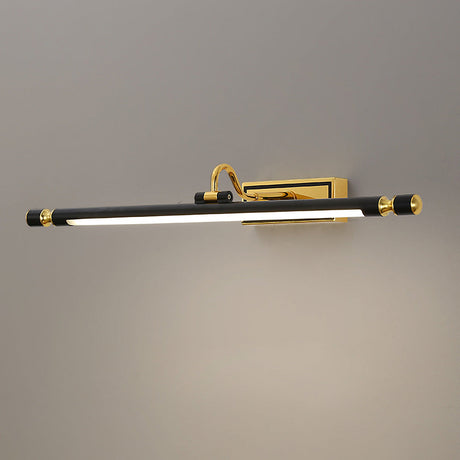 Svart Enkel LED Badrumsspegel Vägglampa Carvallo