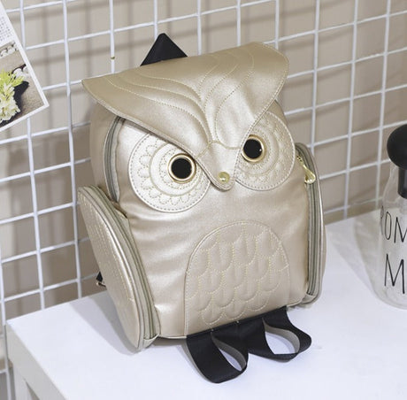 Uggla Ryggsäck-Accessories-Hemnix-Guld-Hemnix
