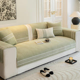 Chenille Jacquard Bred Kant Design Repellenta Sofföverdrag Carvallo