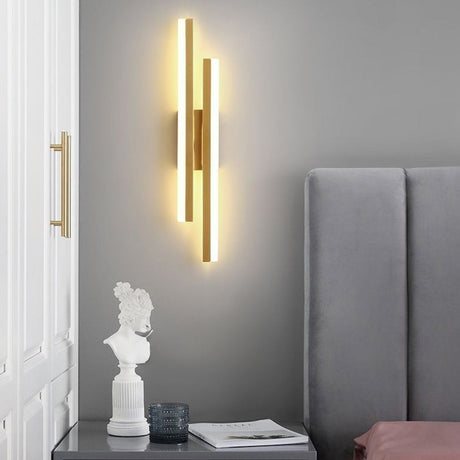 Akryl LED Vägglampa | Vardagsrum | Metall-Akryl | 18,9" Armatur | Brick by Brick Carvallo