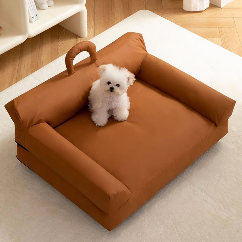 Elevated Pet Sofa Bed Stilig Vattentät Ergonomisk Komfort Carvallo