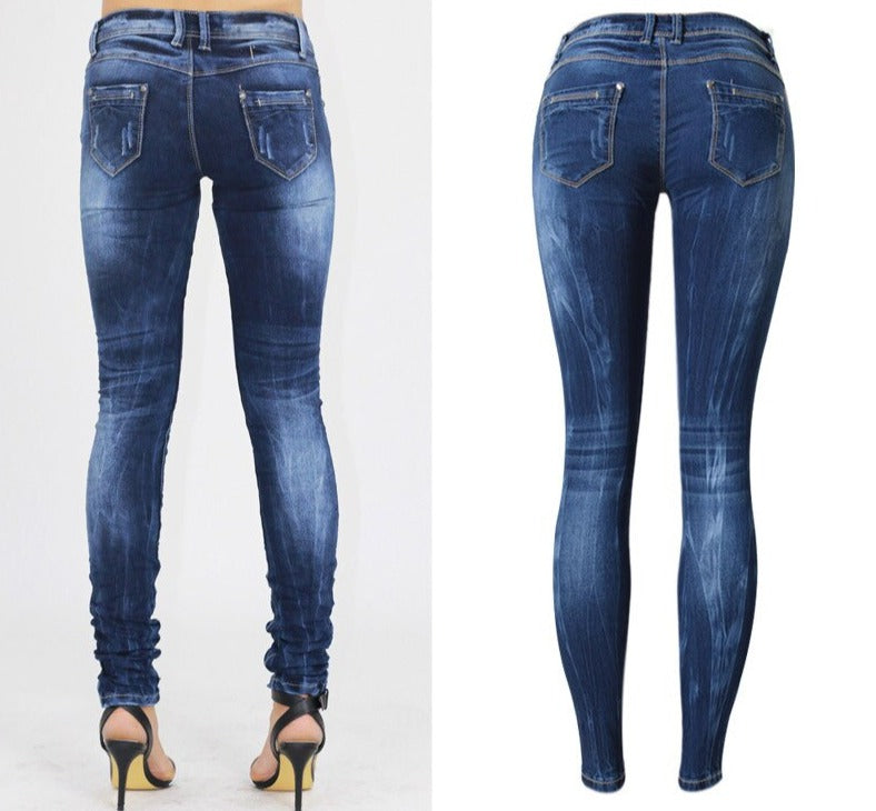 Kvinnan skinny jeans-Clothes for women-Hemnix-Hemnix