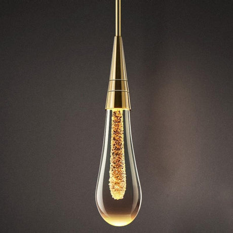 Modern skandinavisk LED-lampa i vattendroppsglas MILA Sverige