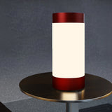 Elegant cylindrisk LED-bordslampa – USB-driven aluminium- och akryldesign MILA Sverige