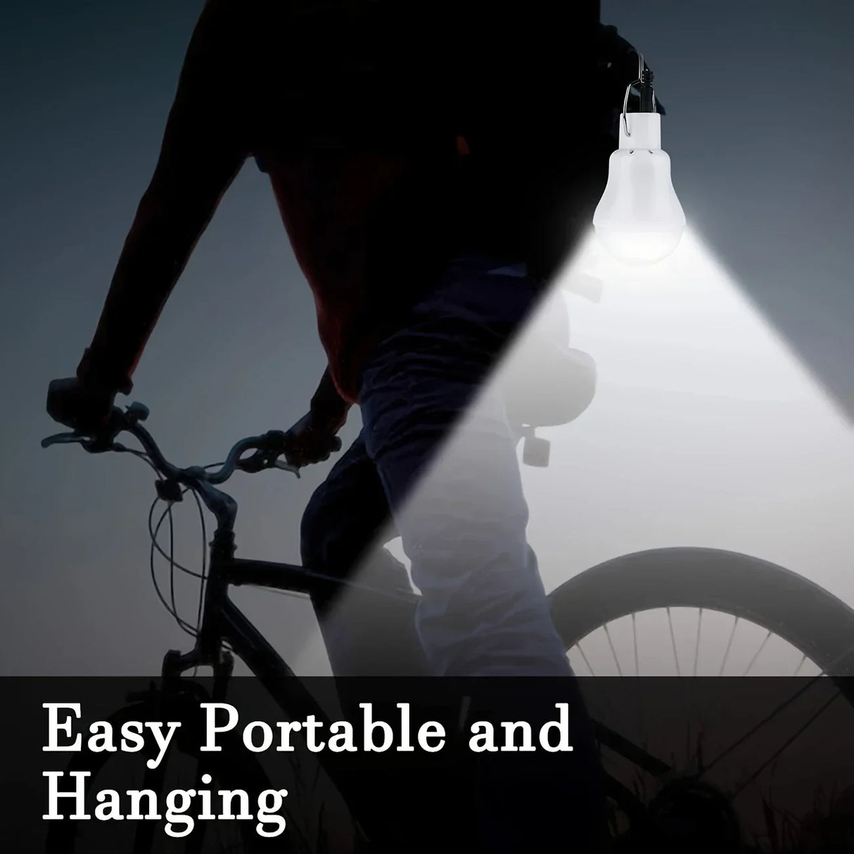 Solarlampa med solpanel – Energisparande LED-lampa för inomhus- och utomhusbruk Carvallo