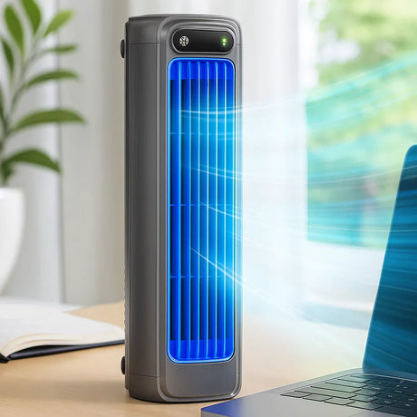 Luftkylare Bärbar Uppladdningsbar Tornfläkt Carvallo