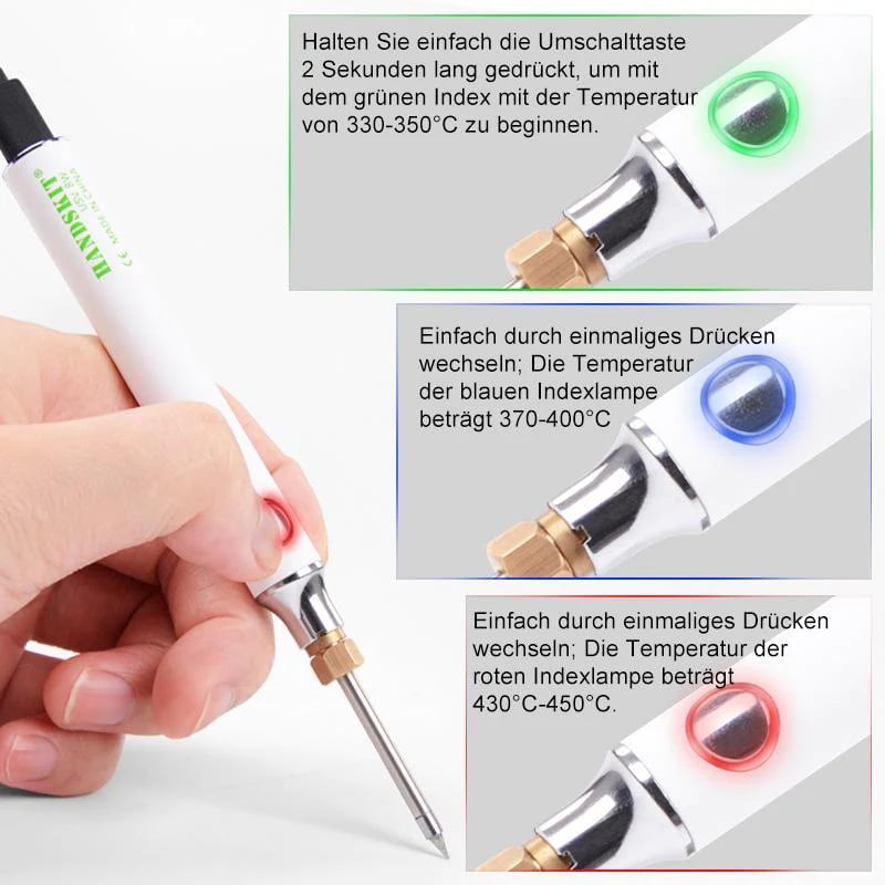 USB-Lötstift – Tragbare Präzision mit einstellbarer Hitze MILA Sverige
