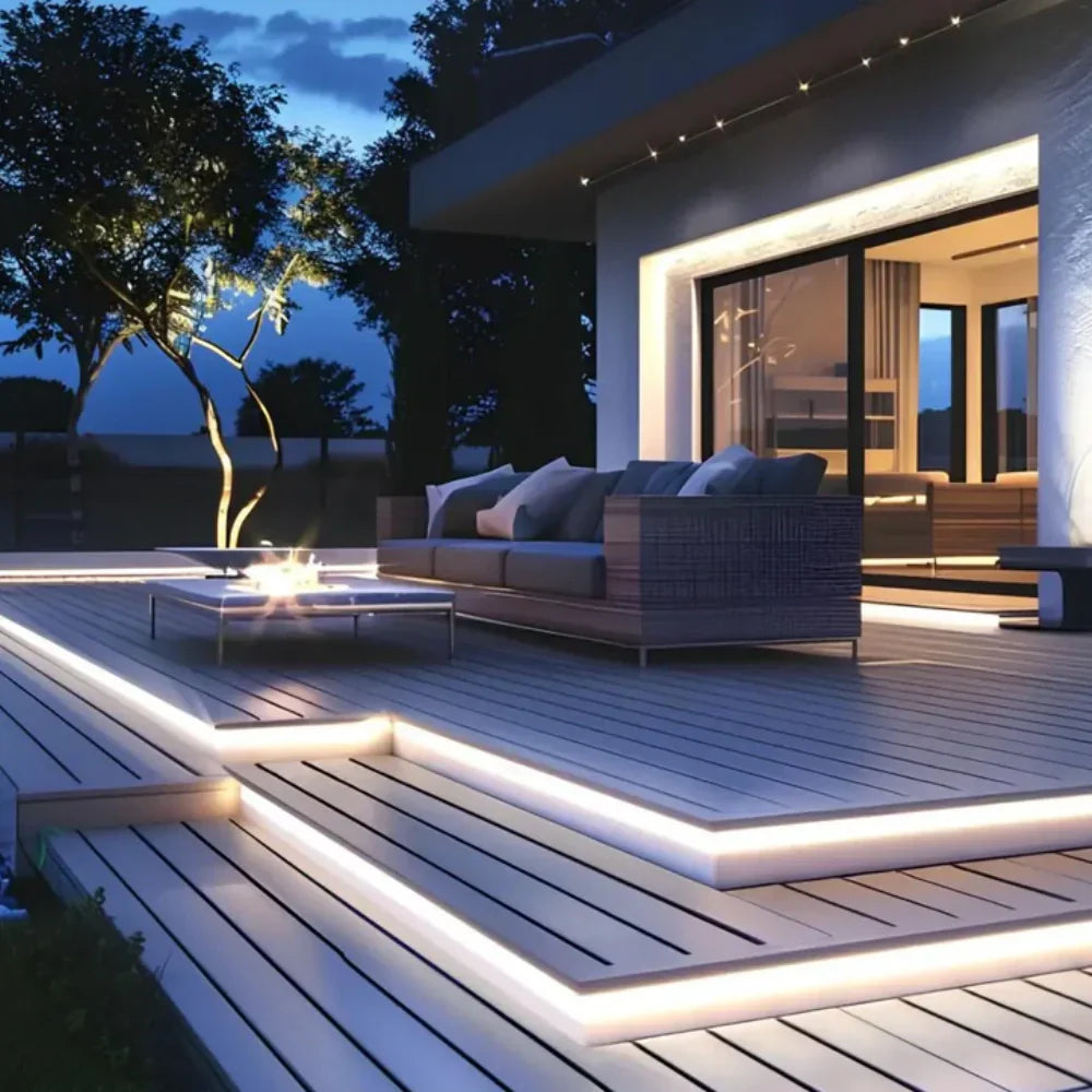 Led lyslist vattentålig rörelsesensor belysning Carvallo