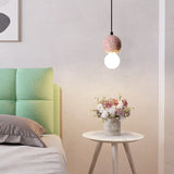 Enkel LED Scandinavian Contemporary Orb Terrazzo Pendellampa MILA Sverige