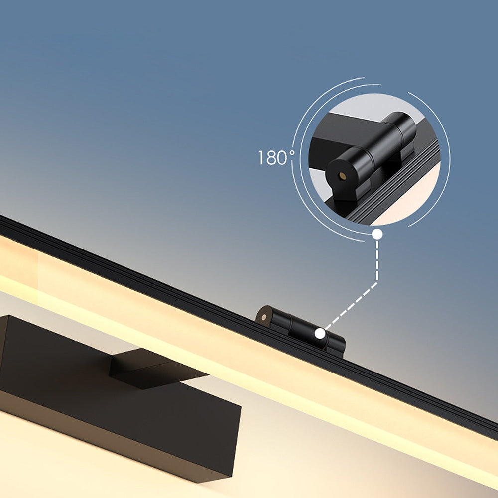 LED Spegel Vägglampa | Svart | Samtida | Enkel Järn & Plast | Dimmbar 8–24 W – Brick by Brick Carvallo