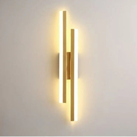 Akryl LED Vägglampa | Vardagsrum | Metall-Akryl | 18,9" Armatur | Brick by Brick Carvallo