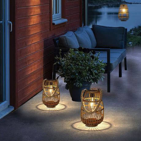 Vattentät Solar LED Rotting golvlampa MILA Sverige