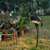 Modern järnkran Solar LED vattentät landskapslampa MILA Sverige