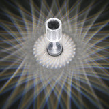 Elegant LED-bordslampa i diamantskuren akryl – Ambient Mood Lighting MILA Sverige