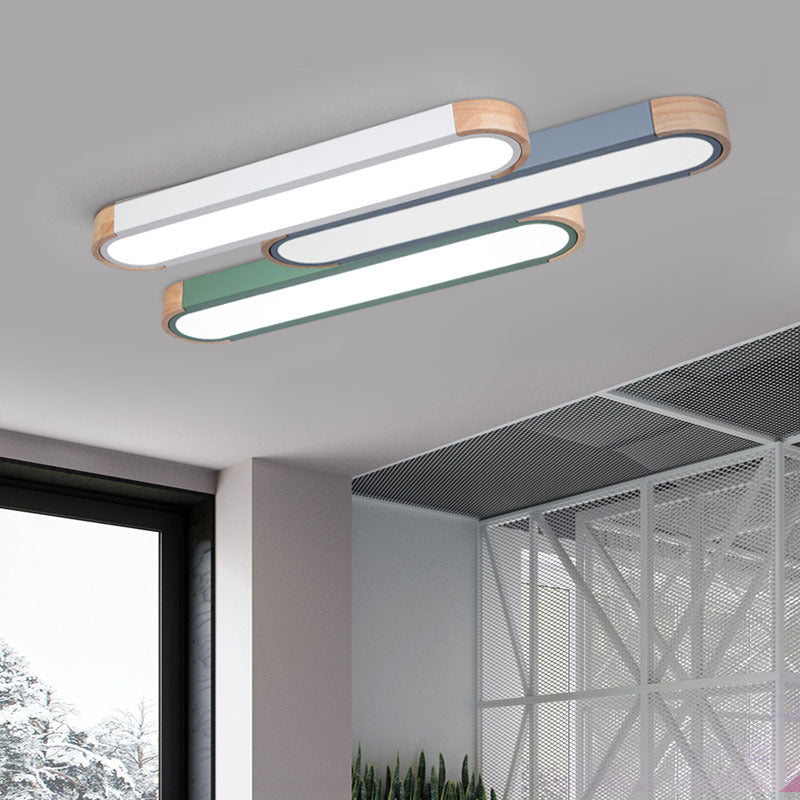 Oval LED infälld taklampa MILA Sverige