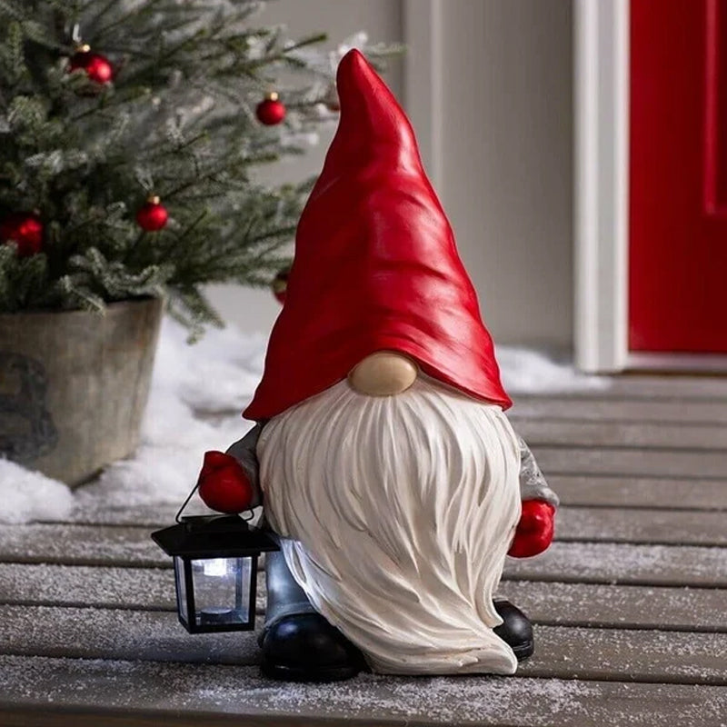 Carvallo - Stilig Soldrevet Snömannslampa Med LED Glödljus Carvallo