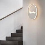 WaveGlow - Ovalt LED-vägglampa med vågdesign Carvallo