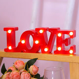 LED bokstäver, siffror och symboler – Ljusdekoration med varmt vitt ljus för fester och bostadsutrymmen Carvallo