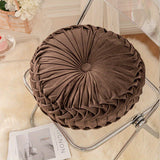 Pumpakudde - Sammet Rund Kuddfodral för Soffa, Tatami, Vardagsrum och Kontorsdekoration Carvallo