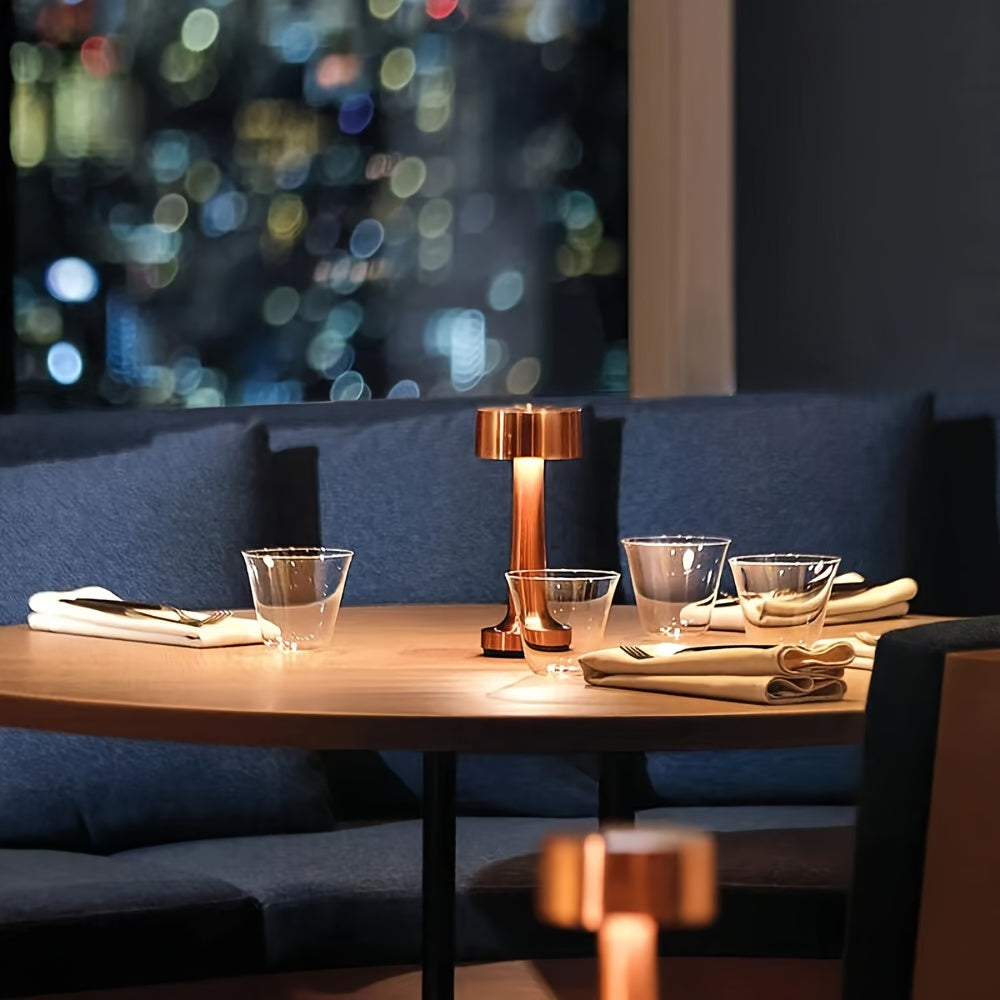 AuroraDesk - USB Laddningsbar LED Skrivbordslampa med Touchkontroll Carvallo