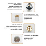 Carvallo – Stilfulla lågor lampan för på språng Carvallo