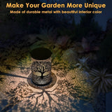 SolarArt Lantern - Lyxig Metallkonstdekoration Solutomhus Lantern Carvallo