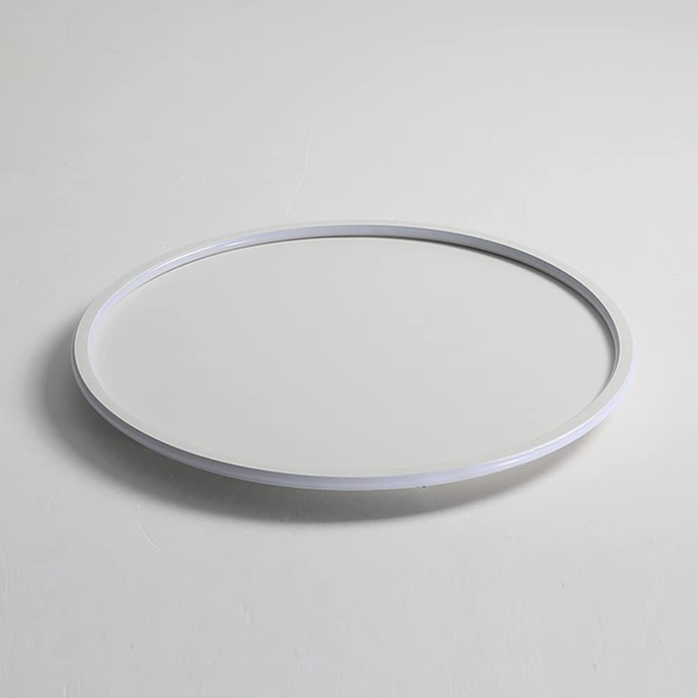 Ultra-tunn modern taklampa | Flush Mount LED för låga tak | Rund & dimbar Carvallo