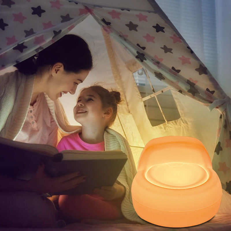 Uppladdningsbar LED-nattlampa – mjuk silikon Touch-lampa MILA Sverige