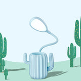 Vikbar Cactus LED-bordslampa - ögonvänlig ljus med kreativ design MILA Sverige