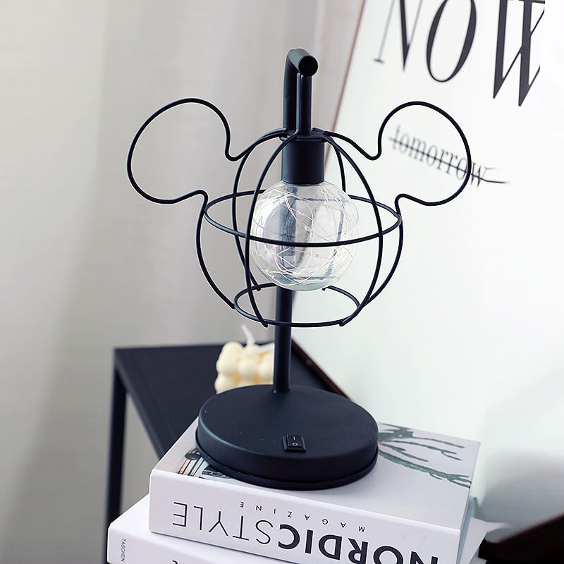 WhimsiMouse Wire Cage LED-lampa – Lekfull Charm, Vintage Glow MILA Sverige