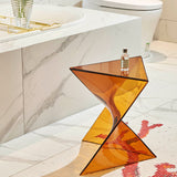 Sido Bord Modern Akryl Twist Design Carvallo