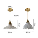 Mid-century vintage glas skiva hänglampa Carvallo