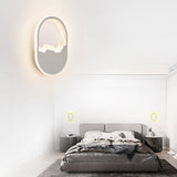 WaveGlow - Ovalt LED-vägglampa med vågdesign Carvallo