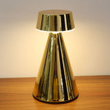 Modern konisk järnbordslampa – USB-laddnings-LED för snygg inredning MILA Sverige